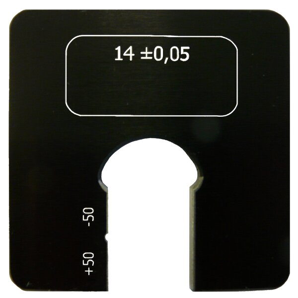 Gabarit de perçage limite dun côté DIN 7162 / 7163 >63-70mm Largeur:6mm
